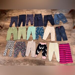 12 Month Girls Pants Bundle